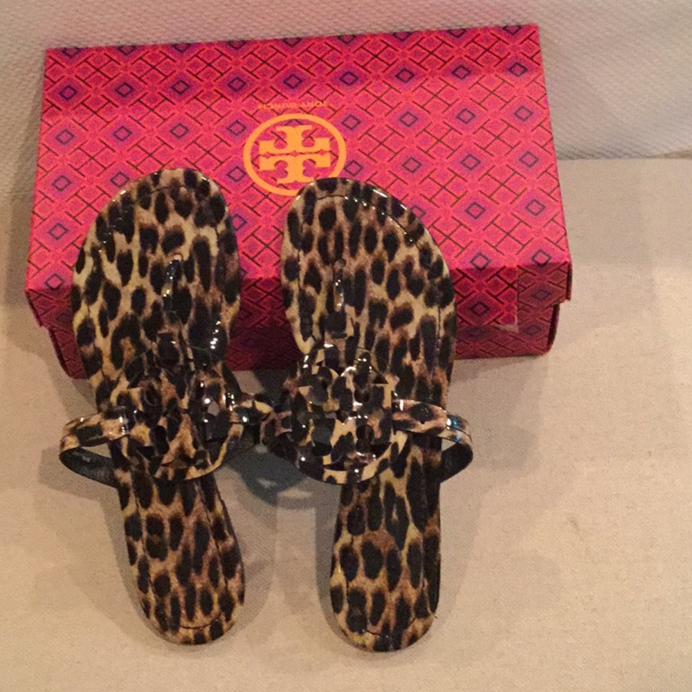 Tory Burch Miller Leopard sandals
